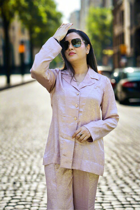 Milano Satin Foil cord set