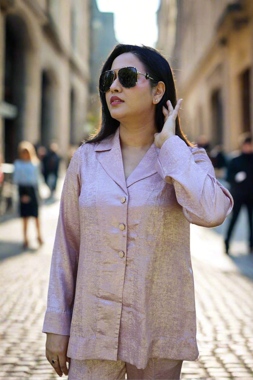 Milano Satin Foil cord set